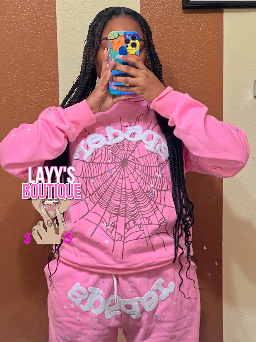 Pink Sp5der Set | Layys Closet