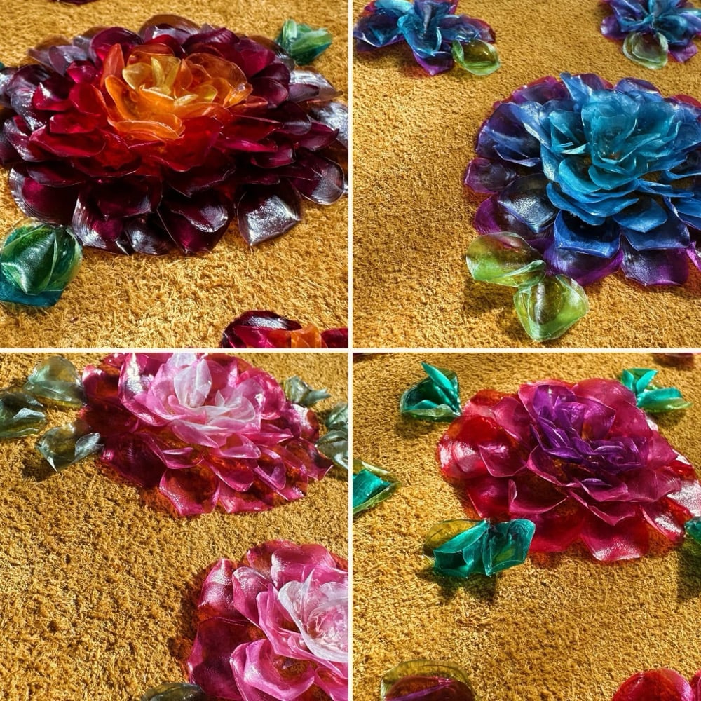 Image of Dyed fish scales - Rose pink