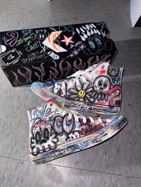 Image 1 of “ WHAT THE “ Converse ⭐️