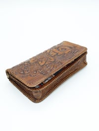 Image 7 of Syrian Leather Clutch Bags Geometric Print