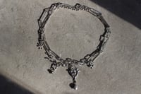 Image 1 of Silver Demon Lick Wrap Necklace