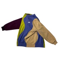 Image 3 of (L-XL ) Nike Crewneck Colorblock Wave "TK" 622