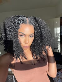 Image 5 of 18 inch KINKY CURLY WEAR AND GO 9x6 HD LACE CLOSURE WIG