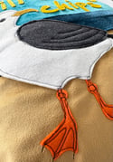 Raggy Roux - ‘today I will eat your chips’ seagull cushion 