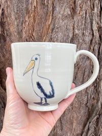 Image 1 of X Large Pelican decorated Mug
