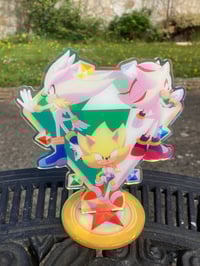 Image of Super Sonic Shadow Silver Standee