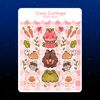 cottagecore - biqqin sticker sheet