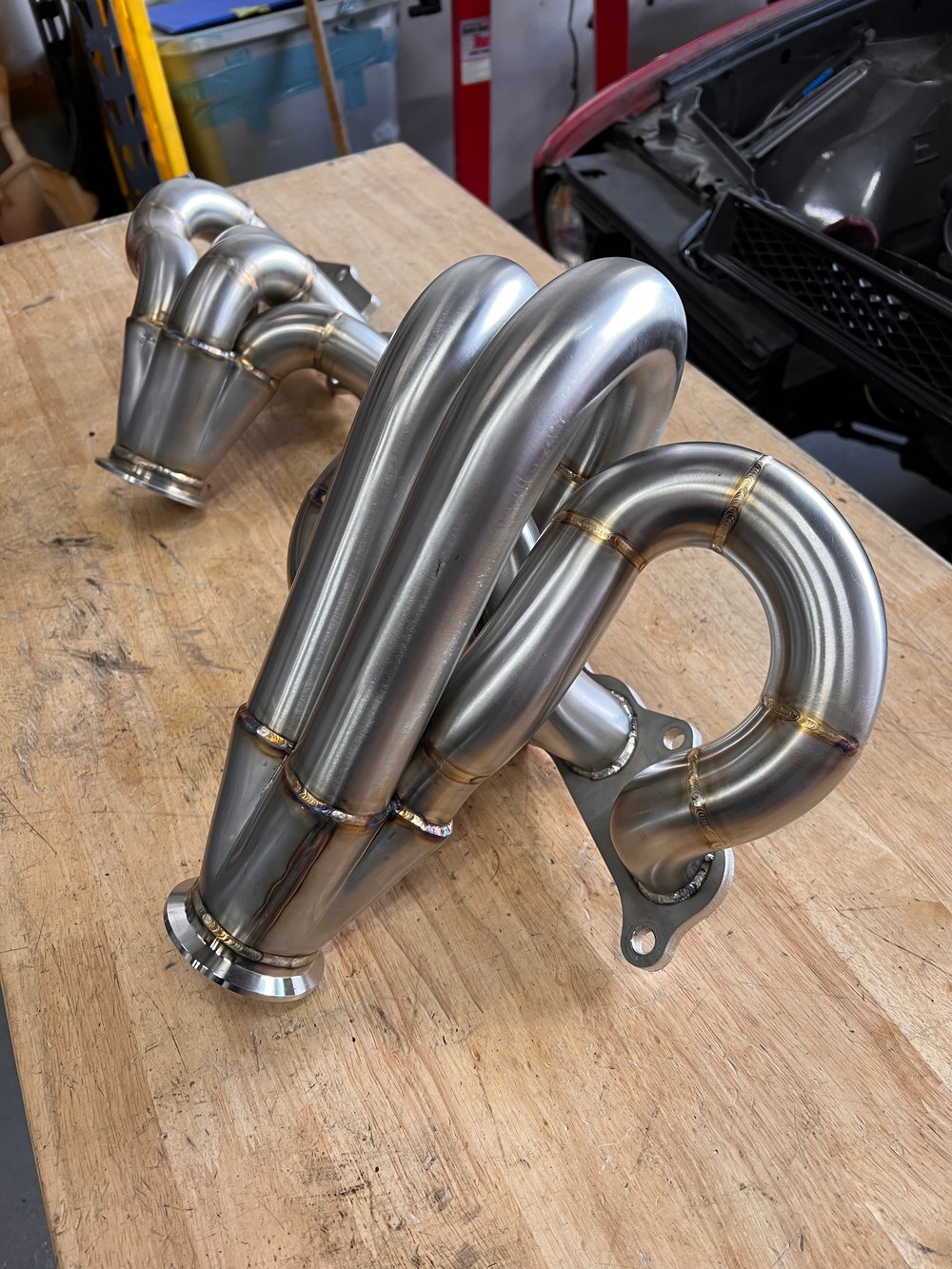 3SGE BEAMS TO E30 RAM HORN STYLE HEADERS
