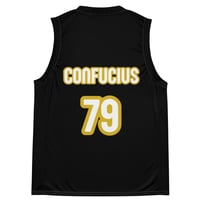 Image 2 of ZEN EXP “Confucius” Recycled unisex basketball jersey
