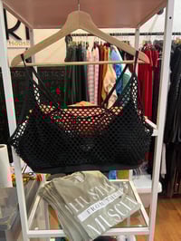 Image 1 of black net bralette 
