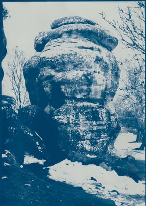 Brimham Rock Cyanotype 