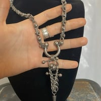 Image 2 of wishbone necklace 