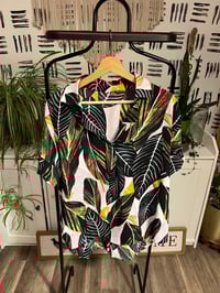 Image 1 of flower button up top