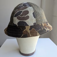 Image 3 of Reworked 6-panel Reversible Bucket Hat Camouflage-1 L 23"