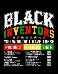 Image 1 of Black Inventors … Direct to Film (Ready to press) Transfer