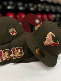 Image 3 of New Era 59Fifty Walnut Brick Texans H.O.