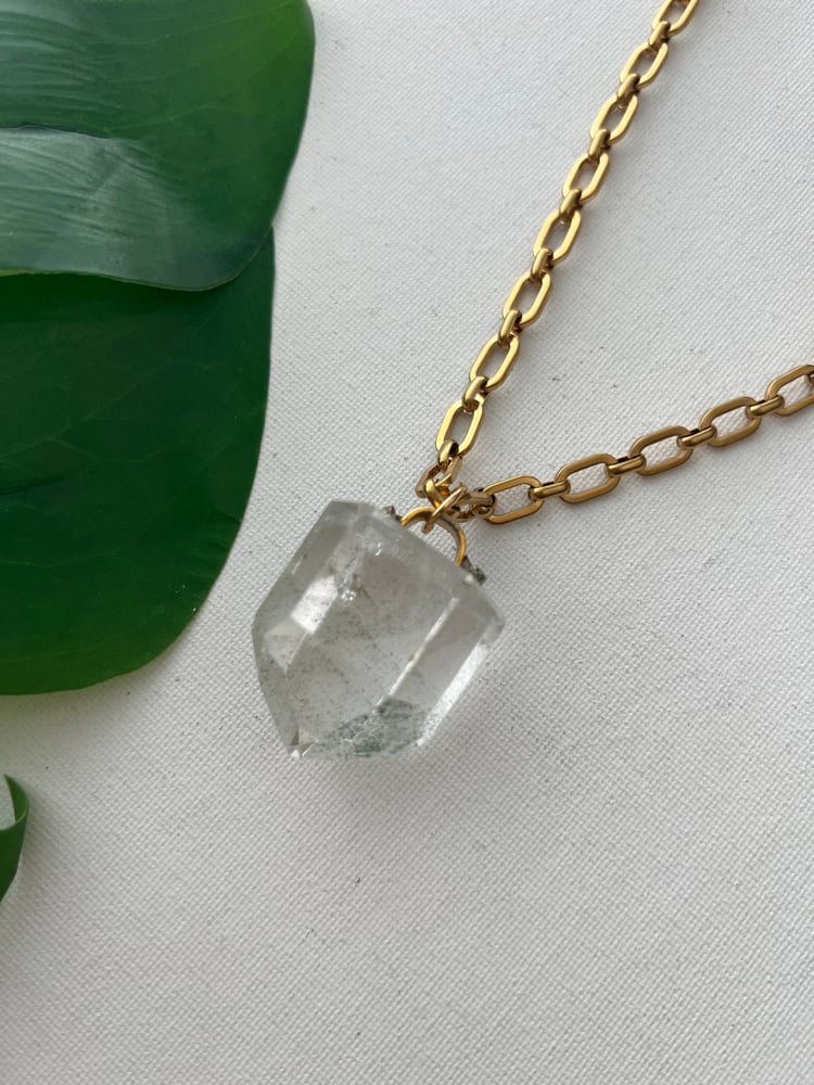 Image of THIQUE • Quartz Nugget Necklace