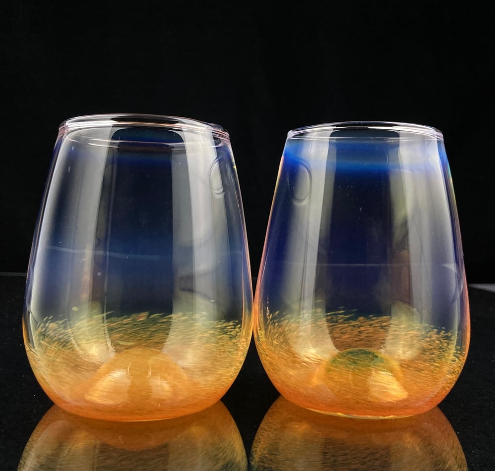 Image of Frit Tumbler - Butterscotch set no.1