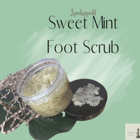 Sweet Mint Foot Scrub Double the size jar