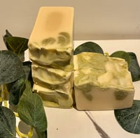 Image 2 of Creamy Lemongrass & Coconut Milk Bar Soap