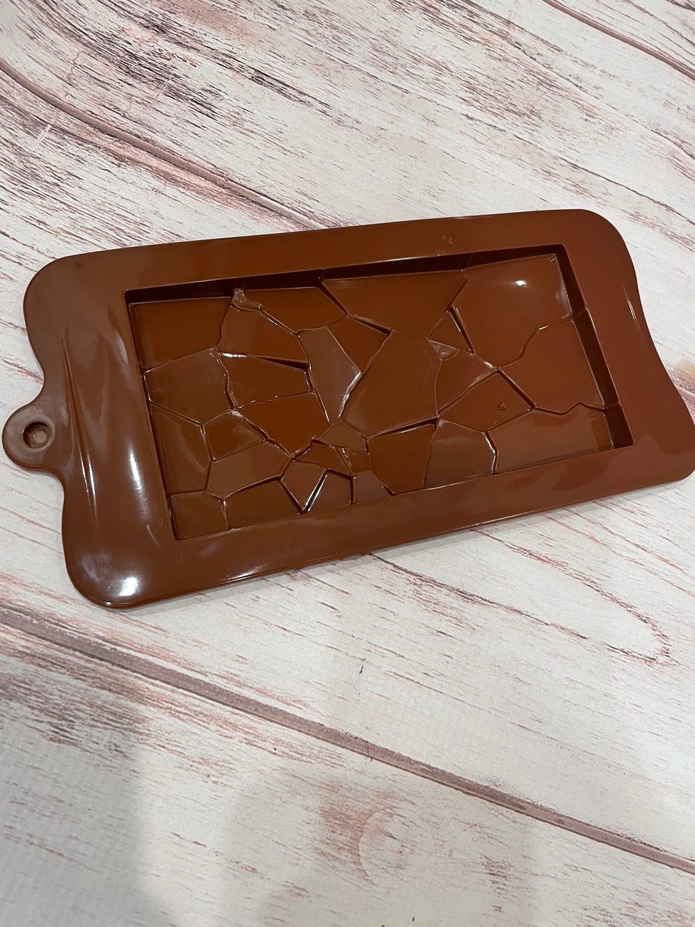 Hard Cracked Bar Silicone Chocolate Mold