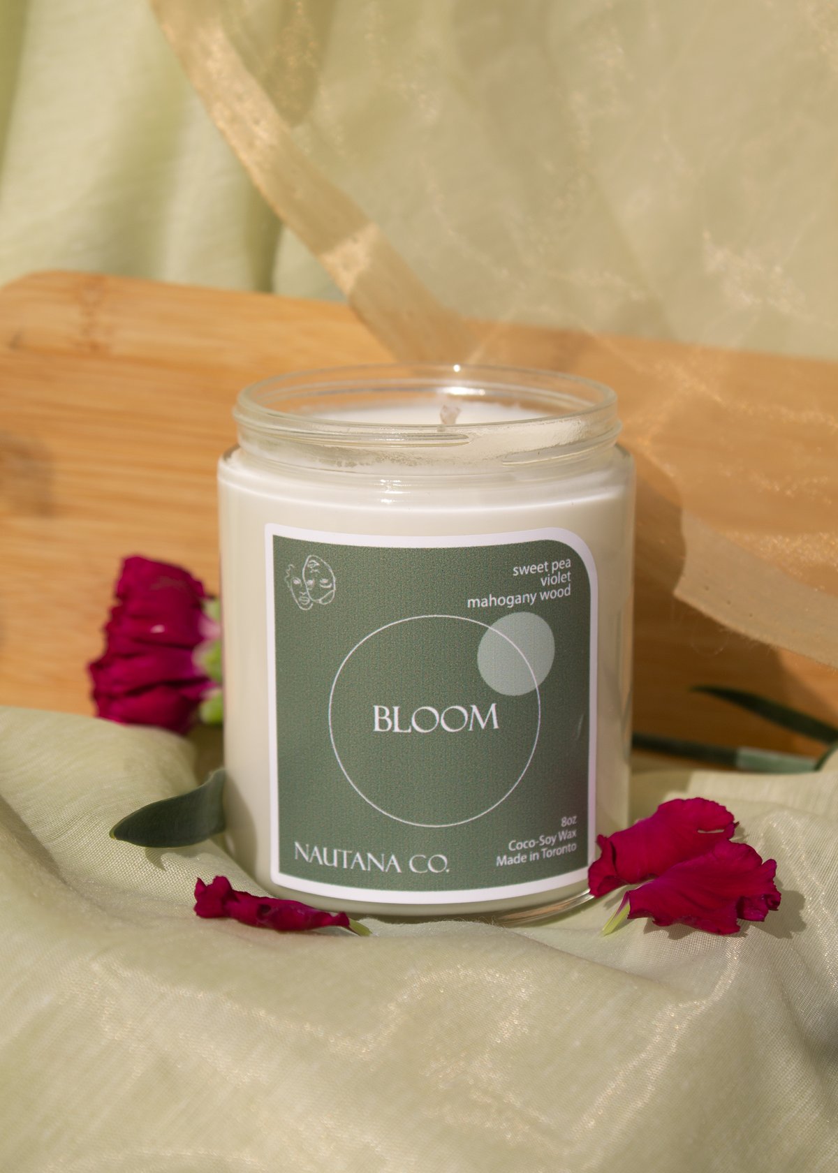 Image of Bloom - Sweet Pea, Violet  & Mahogany  Candle