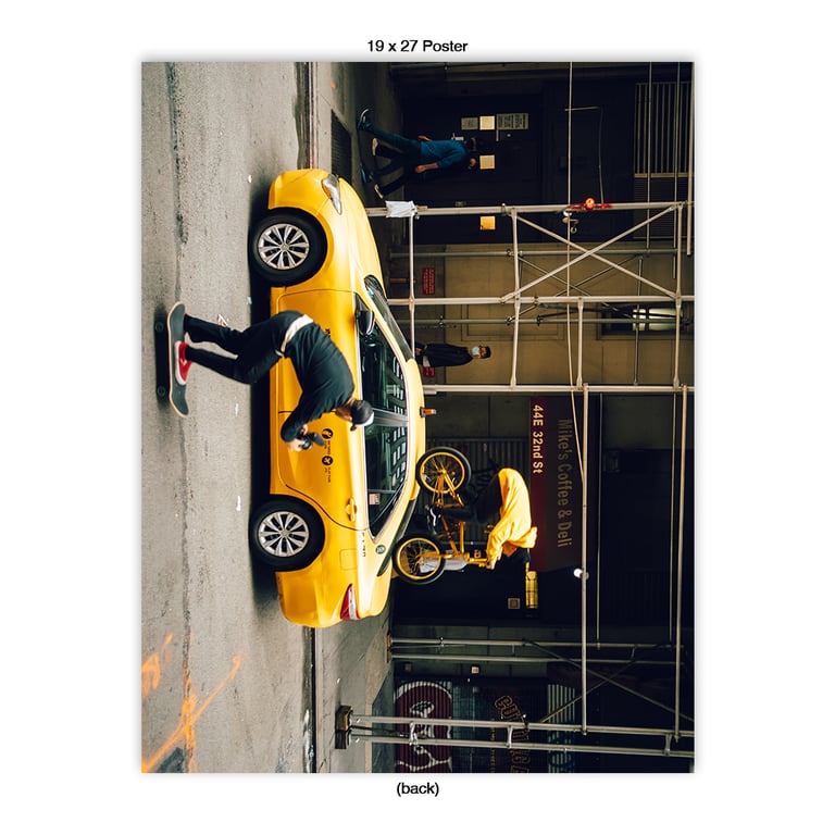 NYC Taxi Ride Signed Poster  Image 2