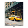 NYC Taxi Ride Signed Poster 