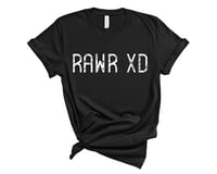 RAWR XD T-Shirt // Black Shirts for Teens // Shirts for Juniors