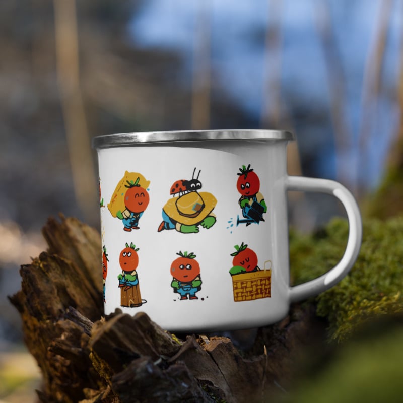 Image of "Tomato Farmer" Camper Mug