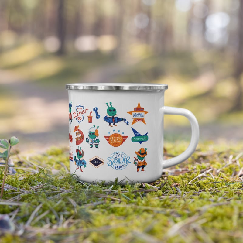 Image of "Space Truckin" Camper Mug