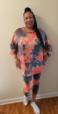 Image 3 of The Relax lady 2pc Tie Dye pant set 