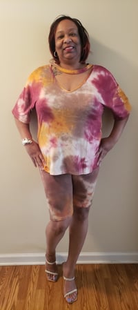Image 3 of Bad Mama Jama - 2pc Tie Dye short set