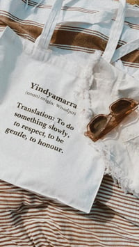 Yindyamarra Tote bag - Pre order 