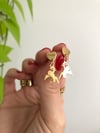 HEART CUPID STUD EARRINGS 