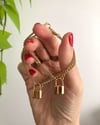PADLOCK FINE CHAIN BRACELET 