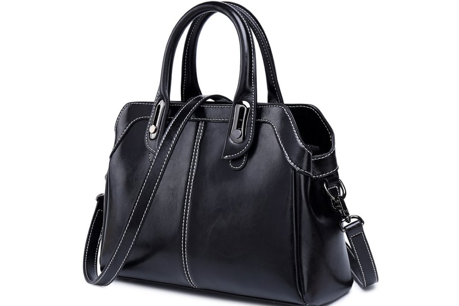 Image of Top Grain Leather Handbag Shoulder Bag Women Crossbody Bag SX638