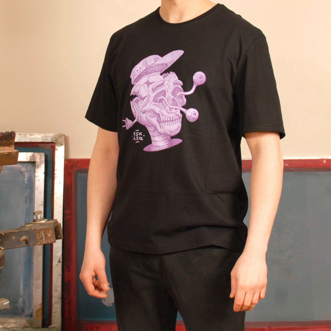 Image of Skull T-shirt BLACK