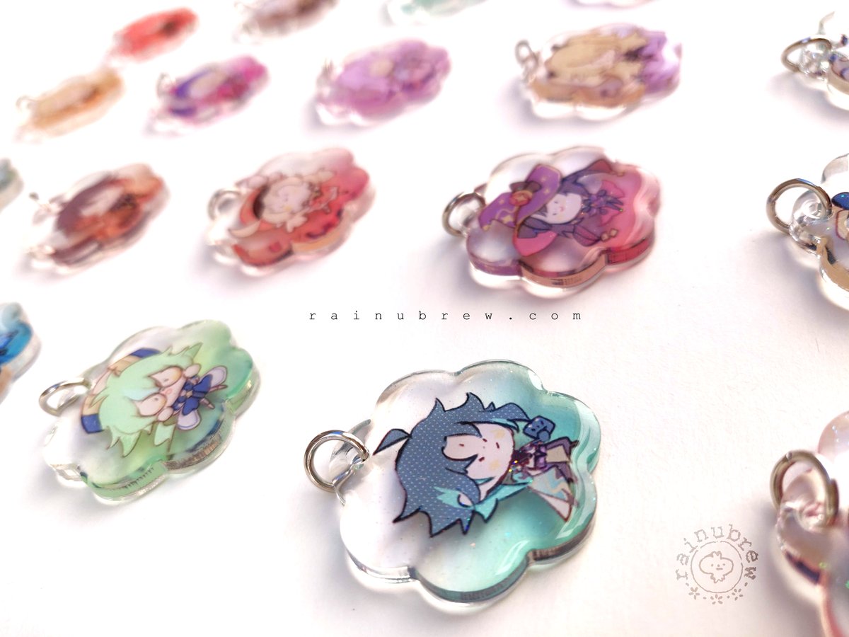 Image of FOUNTAIN UPDATE! Genshin Impact - Set 2 | 1.25" Gacha Charms