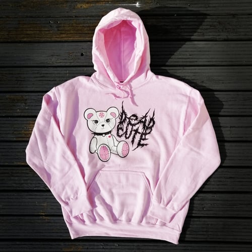 Image of Beary Scary Pink Hoodie 