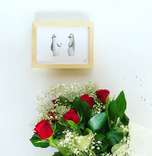 Un fiore per te pinguino by Paola Puig