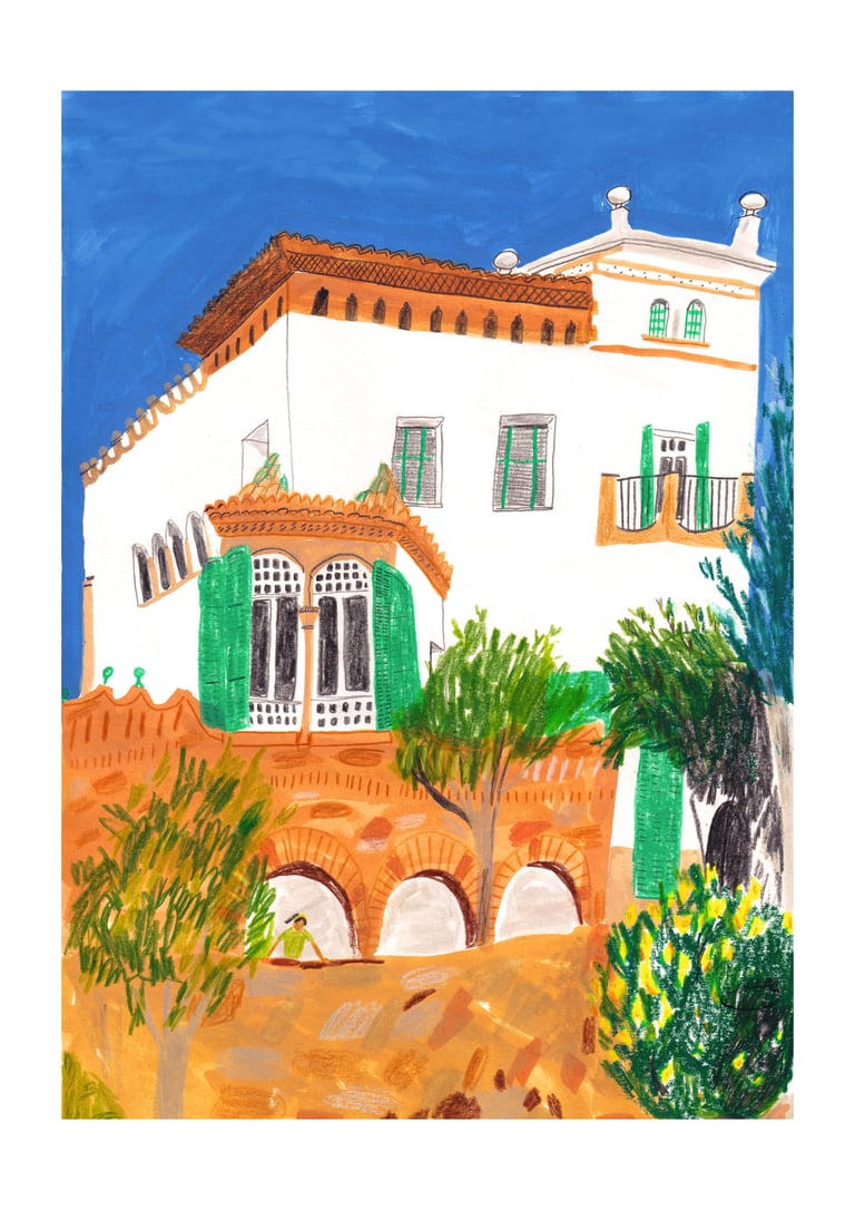 Blue Skies in Barcelona