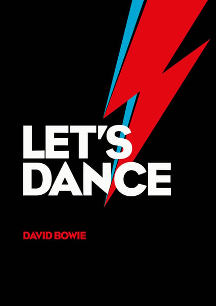 Image of David Bowie Poster - Let's Dance!