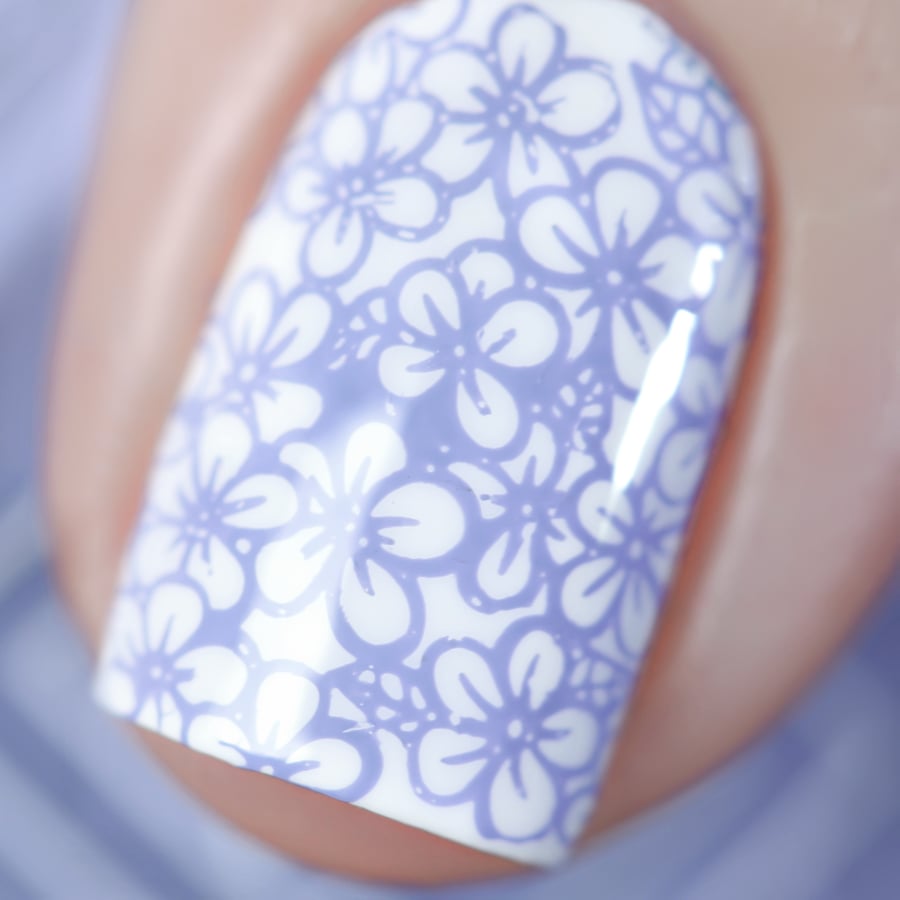 Image of Stamped in Periwinkle
