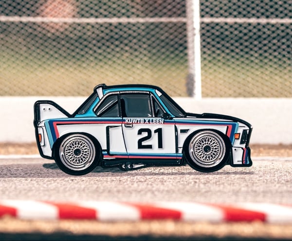 Image of KUWTB X LEEN E9 CSL Limited Edition Pin