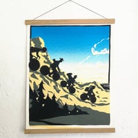 Image 2 of DOWNHILL 21 <br>(art-print)