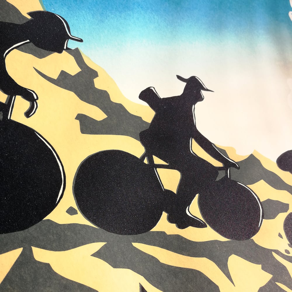 DOWNHILL 21<br>(art-print)