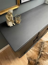 Image 3 of Stunning all black  Ercol Windsor sideboard 