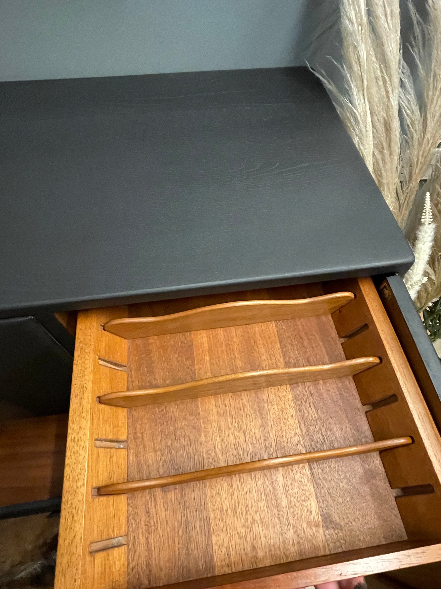 Image of Stunning all black  Ercol Windsor sideboard 