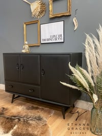Image 1 of Stunning all black  Ercol Windsor sideboard 